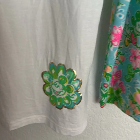 New! DISNEY X LILLY PULITZER long sleeve top M - Picture 5 of 8